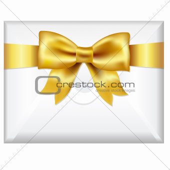 Envelope With Golden Bow