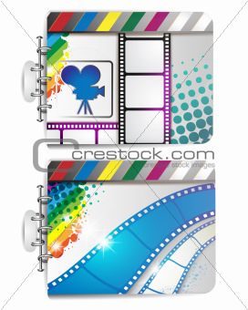 Banner with film frames