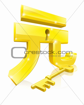 Yuan key lock concept
