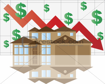 House Falling Value Graph