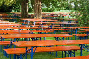 Beer tables and benches
