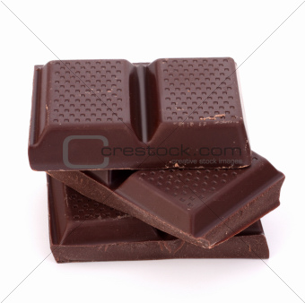 Chocolate bars stack 