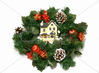 Garland with Toy-house