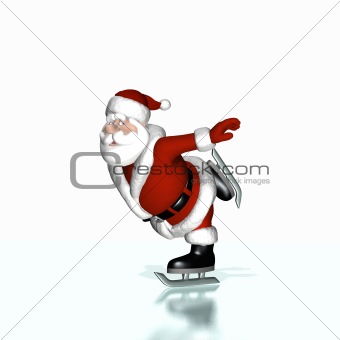 Santa Skating 1