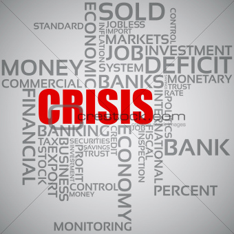 Financial Crisis Concept