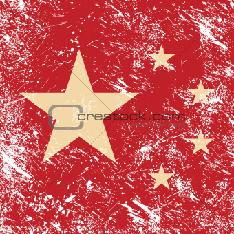 China retro flag