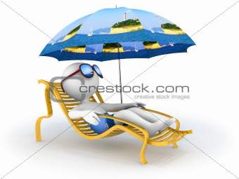 Summer vacation: seaside relaxation