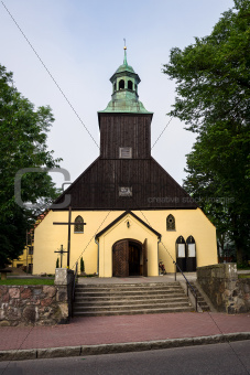 Catholic Church in Leba, Poland.