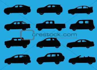 Cars silhouettes part 4