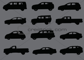 Cars silhouettes part 3