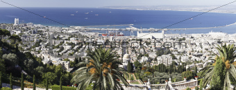 Haifa from the Baha’i Gardens