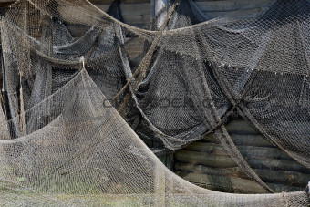 Old fishing nets.  
