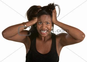 Angry Woman Pulling Hair
