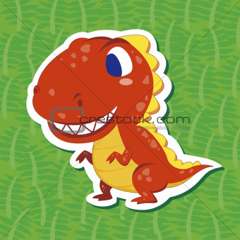 cute dinosaur sticker01