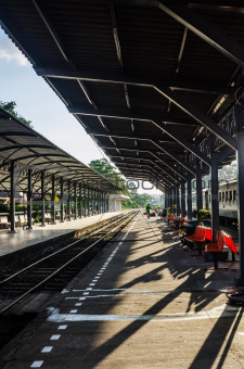 Train station in Thailand