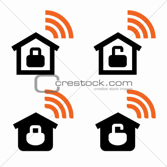 Home Wi-Fi vector signs