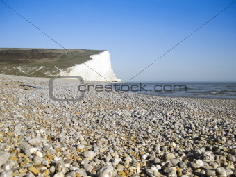 pebble beach sussex coast england