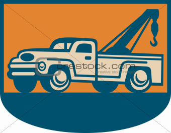 Vintage Tow Wrecker Pick-up Truck 
