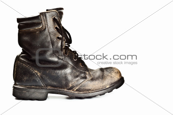 old army style boot