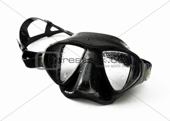 Black diving mask