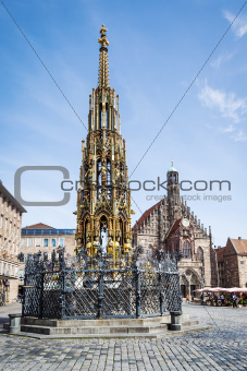fountain in Nuremberg