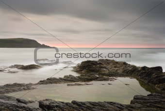 Seascape, View to Stepper Point, Polzeath, Cornwall.