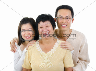 Asian family