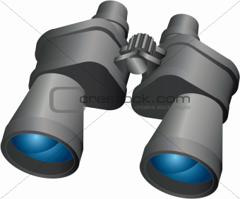 Binoculars,vector