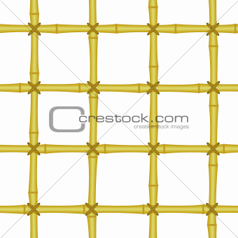 vintage bamboo grating, lattice seamless background isolated