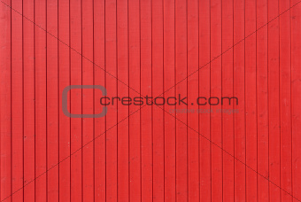 Red wooden wall 