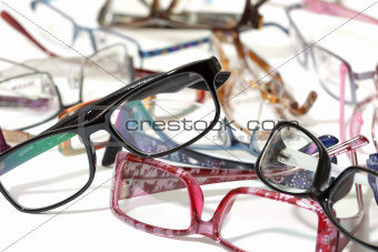 a lot of glasses