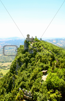 Cesta tower on Monte Titano, San Marino
