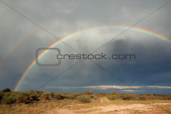Rainbow landscape 
