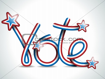 Vote USA Presidential Election Ribbon