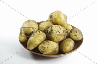 potato on plate