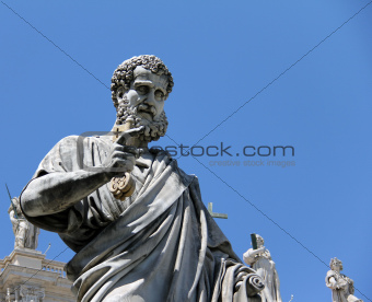 Saint Peter statue in the Vatican