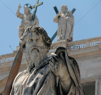 St. Paul statue in Vatican