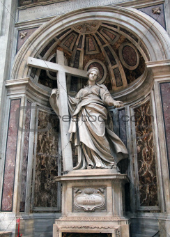 Saint Helena statue. Vatican