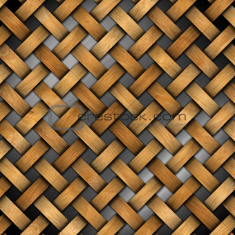 Braided Wooden Background