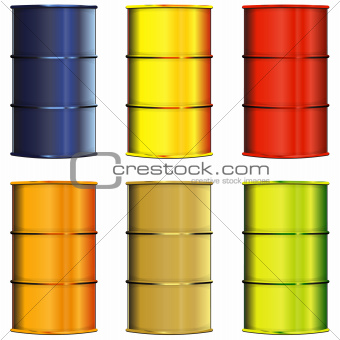 Set of barrels