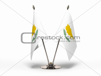 Miniature Flag of Southern Cyprus (Isolated)