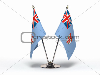 Miniature Flag of Fiji (Isolated)