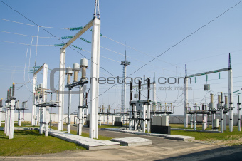 part of high-voltage substation
