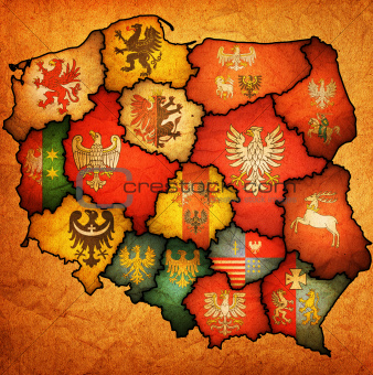 administration map of poland