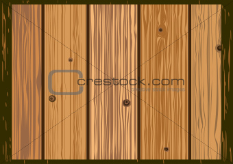 Vector texture of old wooden boards