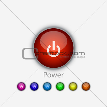 Vector power button