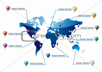 Info world map