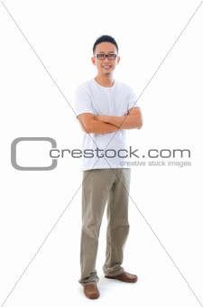 asian man in casual