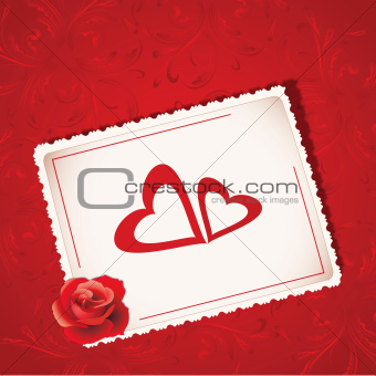Luxury Valentines greeting card