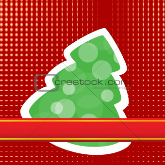 New Year and Christmas card template 